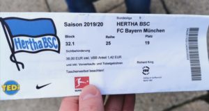 Hertha Berlin Match Ticket